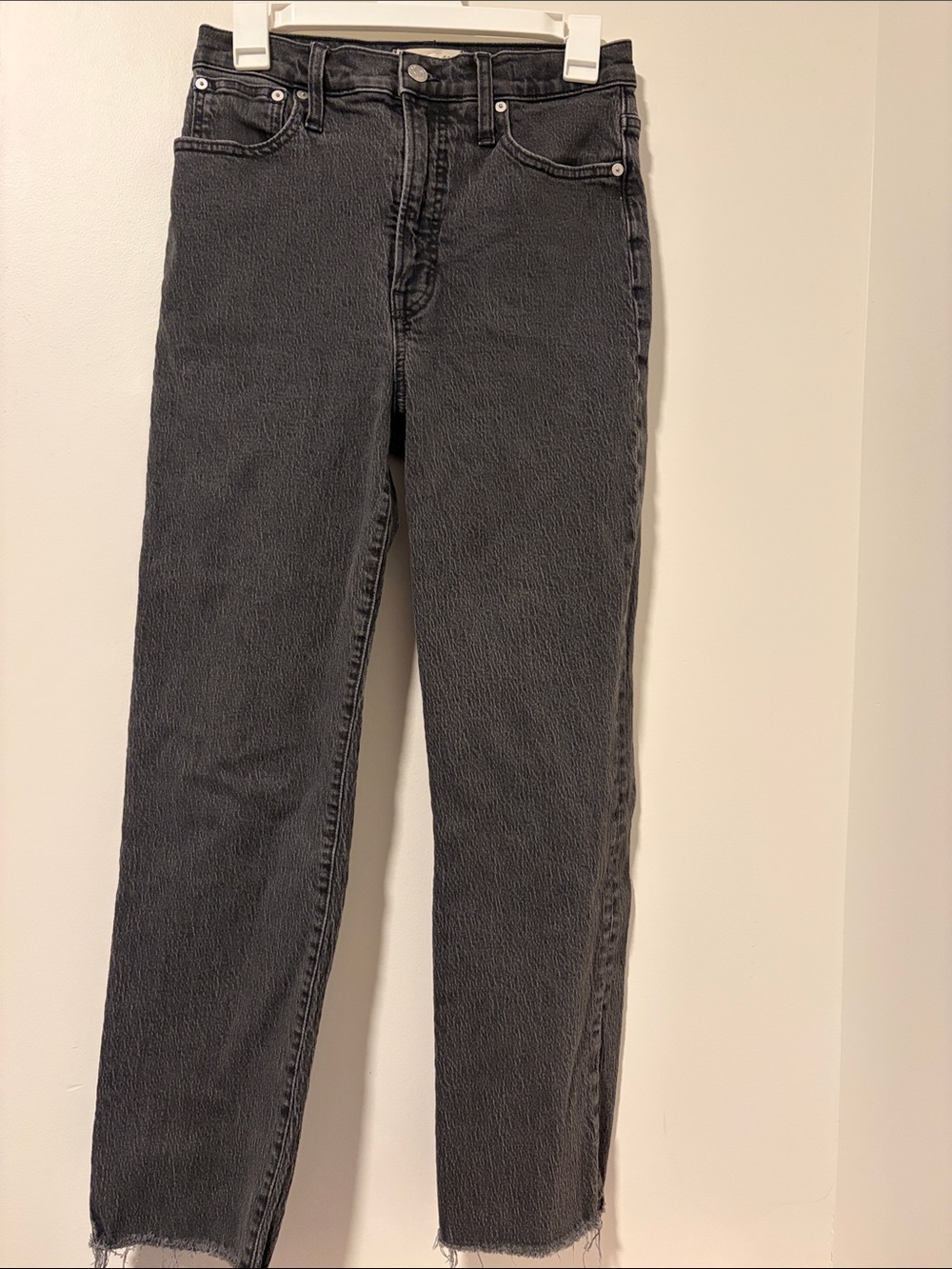 Madewell The Perfect Vintage Straight Jean Black Size 27